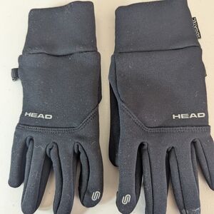 Head Sensatec Black Touchscreen Gloves Size Small Grip Thermal Running